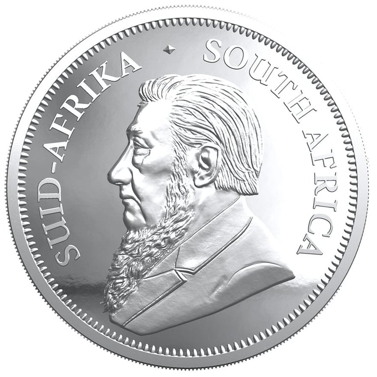 Back of the Silver Krugerrand 1 oz PF - 2020