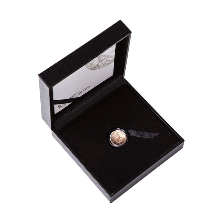 Gold Krugerrand 1/10 oz PF - 2024 in the original coin case