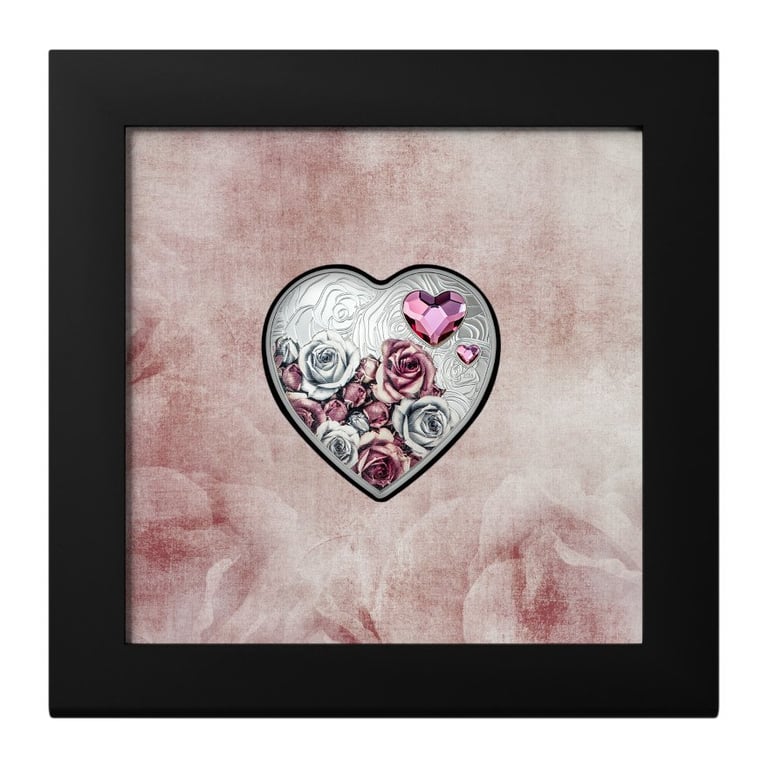 Silver heart Brilliant Love 20 g PF - 2024 in the original coin case