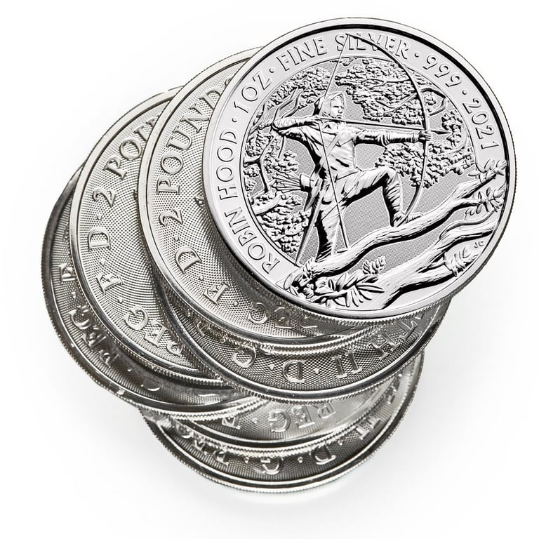 Silver Myths and Legends - Robin Hood - 1 oz - 2021