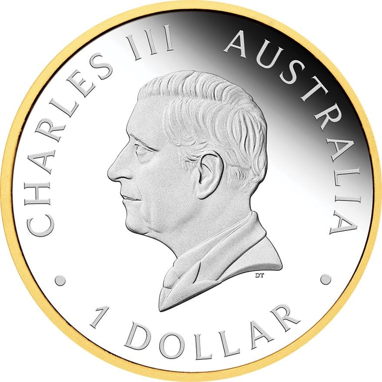 Back of Silver Australian Nugget 1 oz PF - 40th Anniversary - 2026