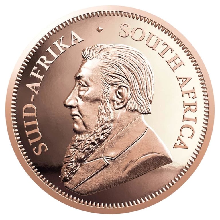 Back of the Gold Krugerrand 2 oz PF - 2022