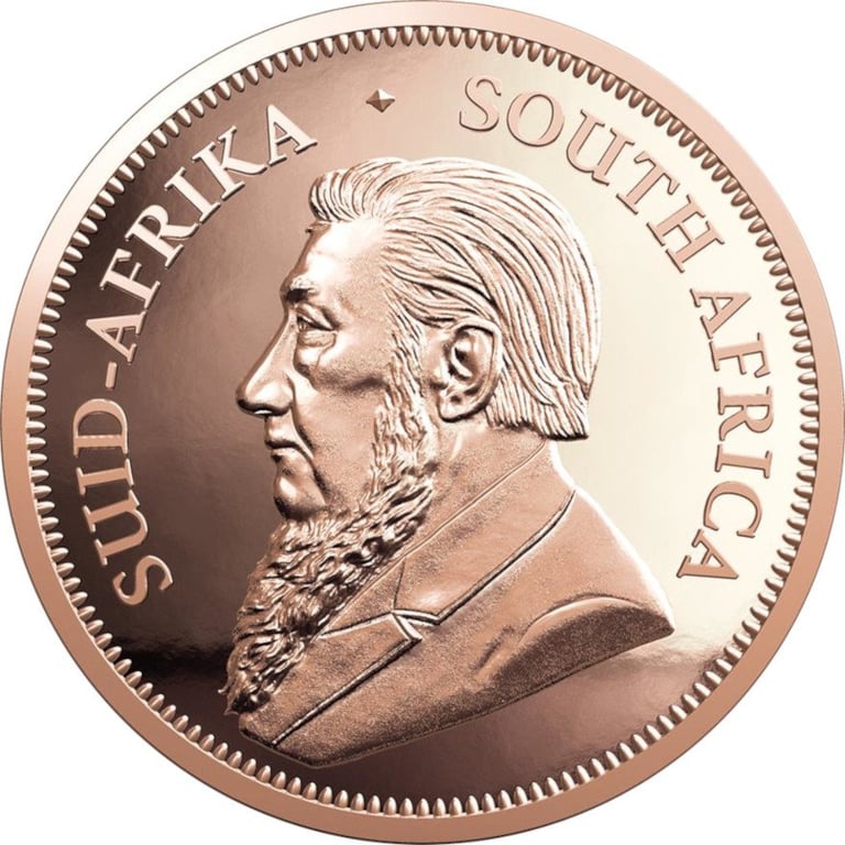 Back of the Gold Krugerrand PF 2023
