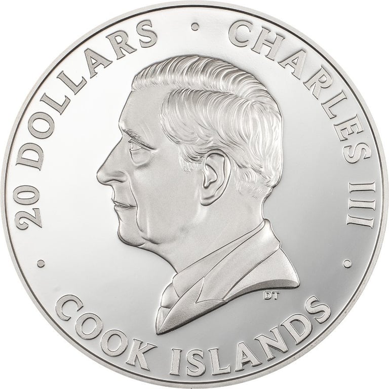 Back of the Silver Bald Eagle 3 oz PF - Ultra High Relief 2024