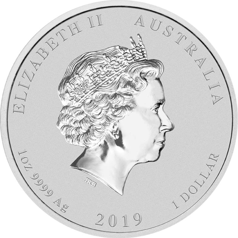 Back of the Silver Lunar I-III 1 oz