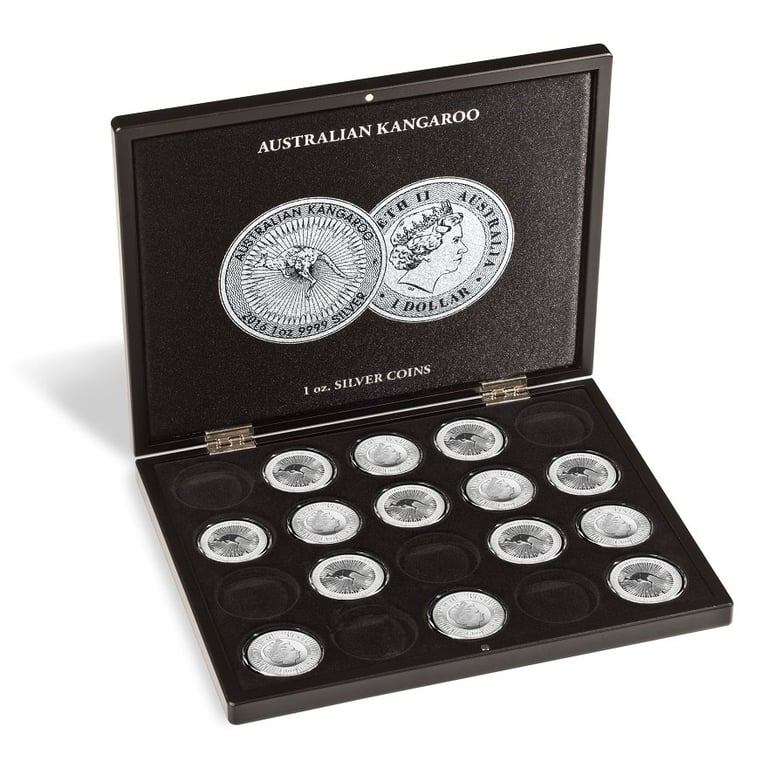  Coin case for 20 x encapsulated Silver Kangaroo 1 oz