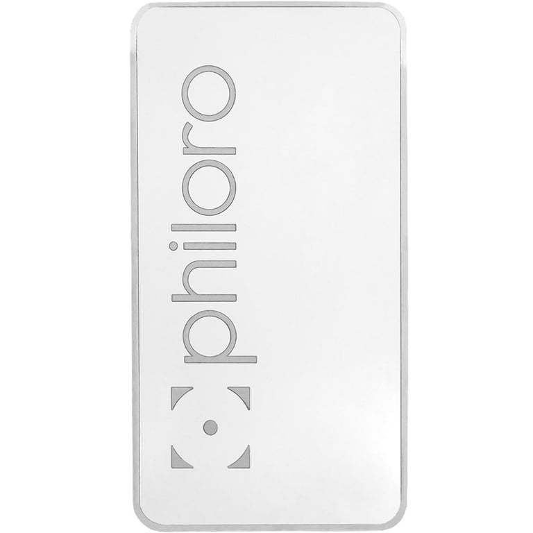 Back of the Palladium bar 1000 g minted - philoro