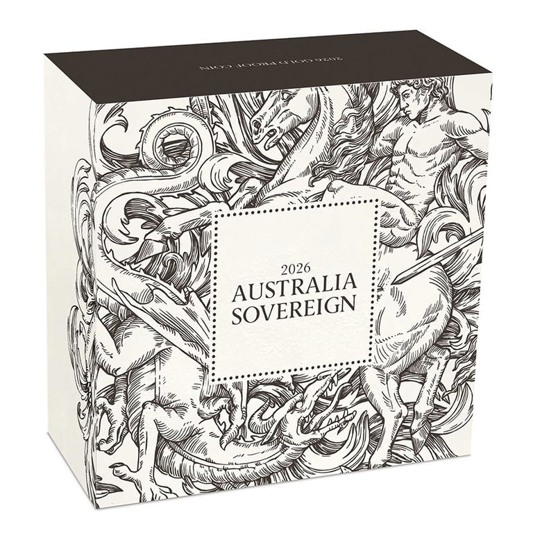Box of Gold Quarter Sovereign Proof - Perth Mint 2026