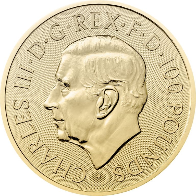 Back of the Gold Merlin 1 oz - Myths and Legends 2023