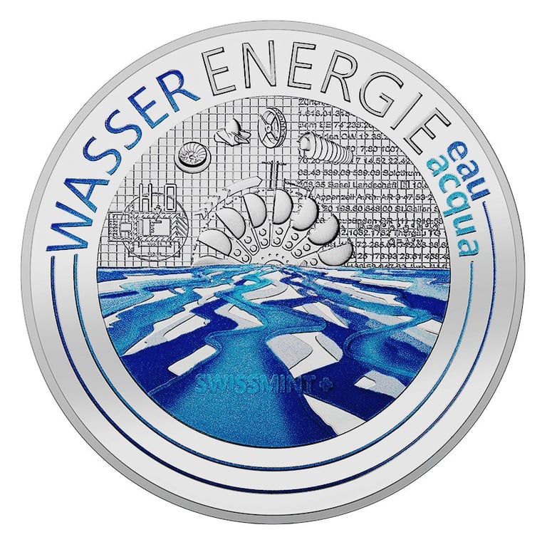 Front of the Silver Water Energy 20 g - fluorescent