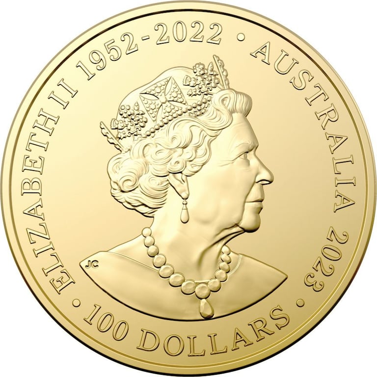 Back of the Gold Sydney Opera House 1 oz - 50th Anniversary