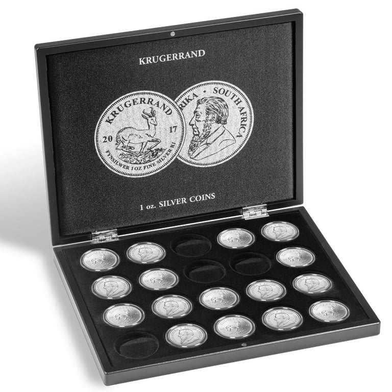 Coin case for 20 x encapsulated Silver Krugerrand 1 oz