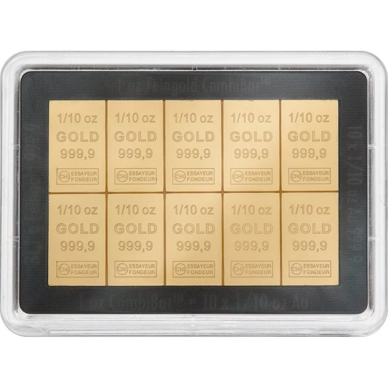 Front of the Gold CombiBar® 1 oz