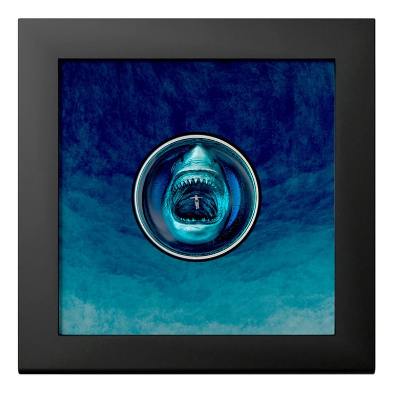 Silver Phobias Thalassophobia 2 oz PF - 2024 in the original coin case