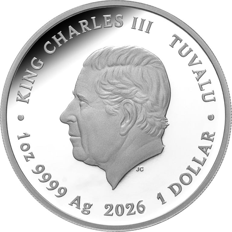 Back of Silver Deadly & Dangerous 1 oz PF -Giant Centiped 2026 