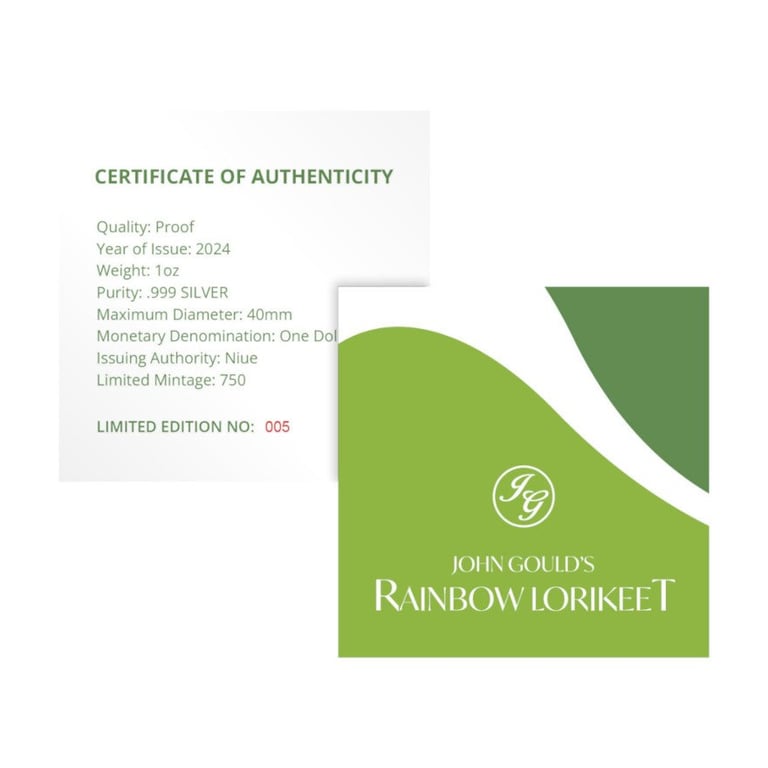 Certificate of authenticity
