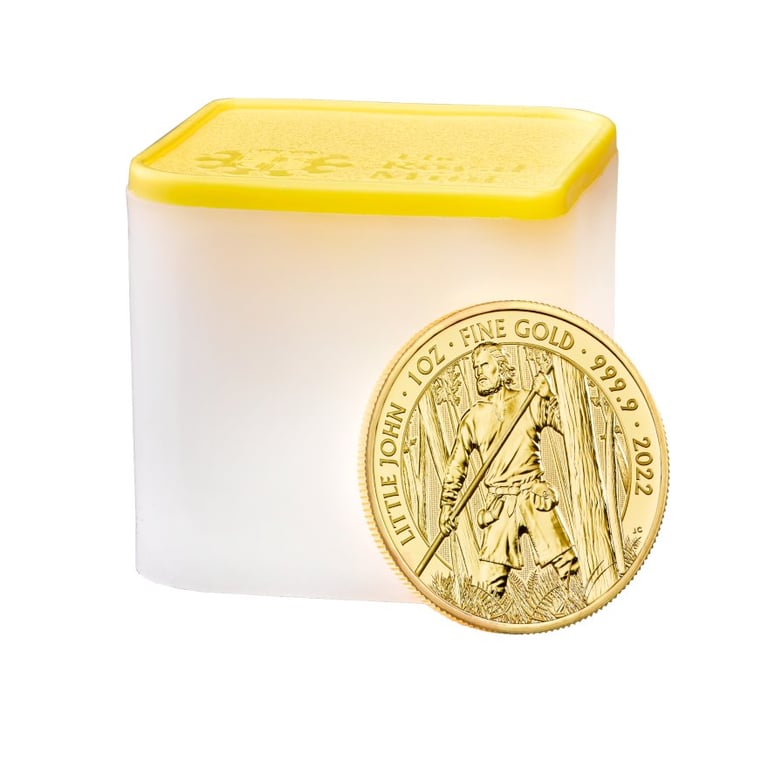 Original case of the Gold Little John 1 oz - Myths and Legends 2022
