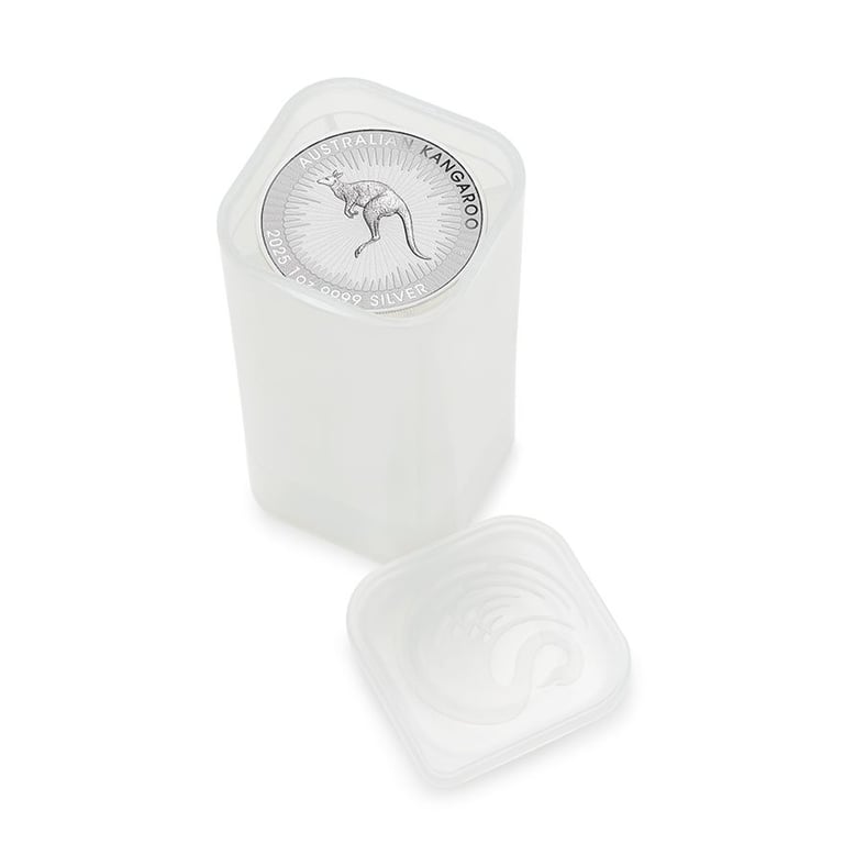 Silver Kangaroo 1 oz - 2025 in the original coin case