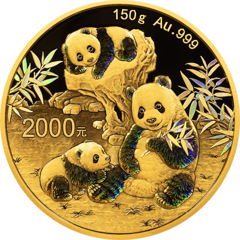 Front of the Gold China Panda 150 g PF - Iridescent 2025