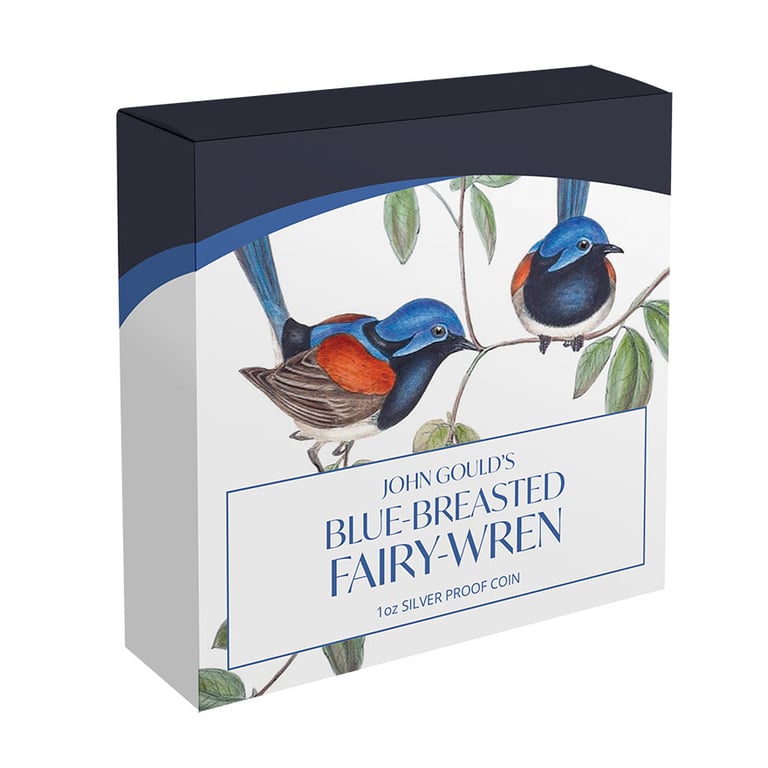 Box of Silver Fairy-Wren 1 oz Proof - 2026