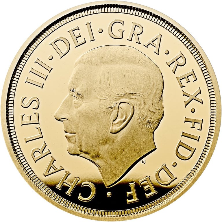 Back of the Gold Half Sovereign Proof - 2026