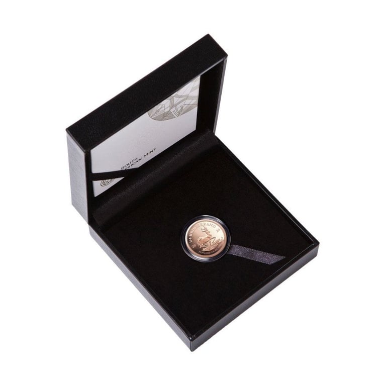 Gold Krugerrand 1/4 oz PF - 2024 in the original coin case