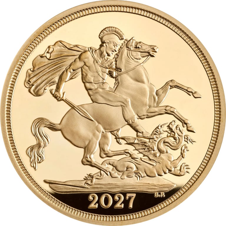 Front of Gold Sovereign PF - 2027