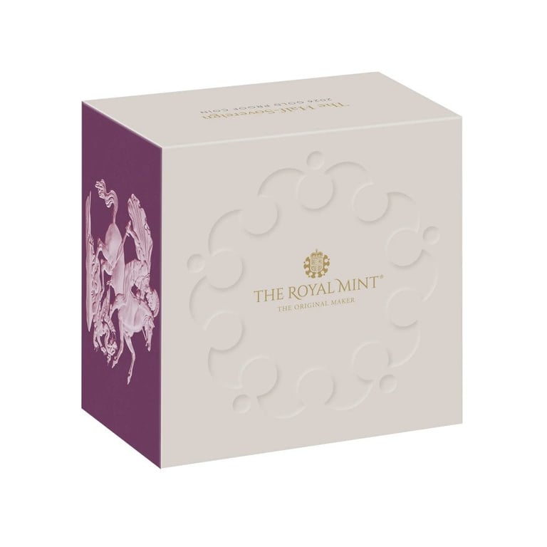 Gold Half Sovereign Proof - 2026 in the original coin box