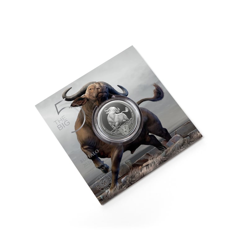 Blister of Silver Buffalo 1 oz - Big Five Serie III - 2026