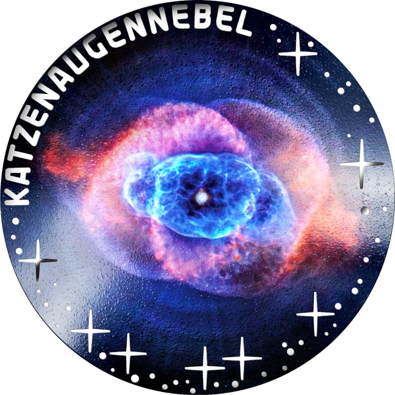 Front of Silver " Katzenaugennebel" 20 EUR Proof AT - 2026
