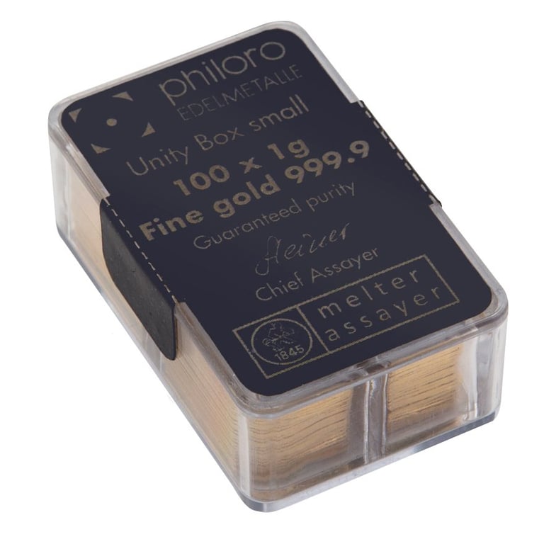 Goldbar UnityBox 100 x 1 g - philoro