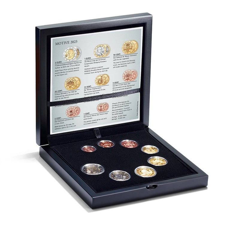 Copper Euro-Coin-Set PF AUT - 2023
