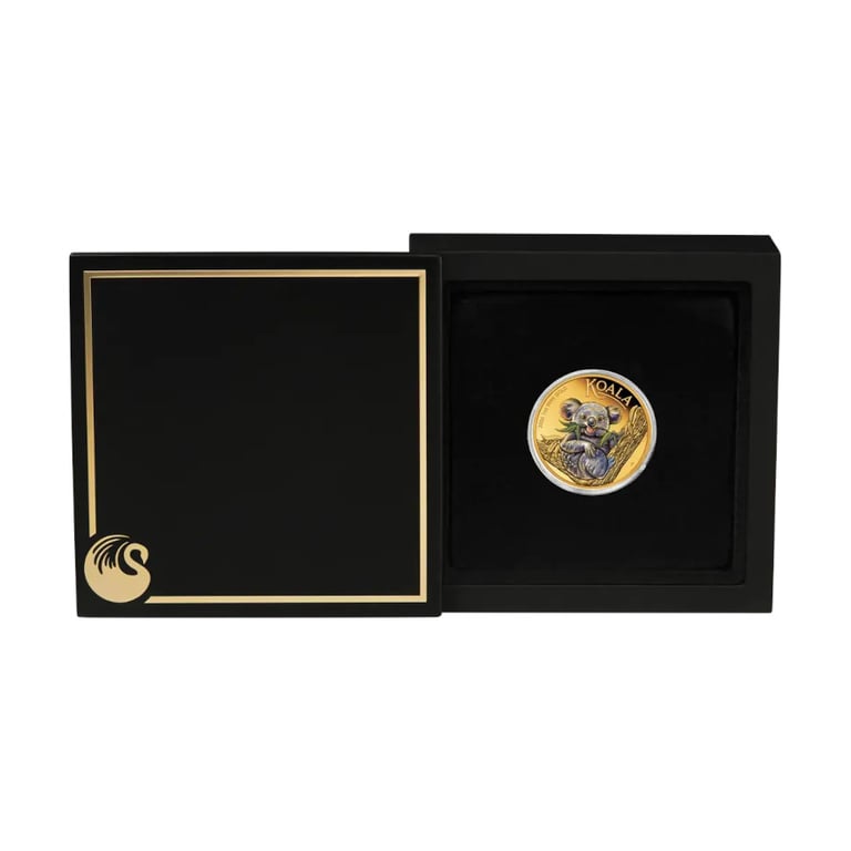 Coin case of Gold Koala 1 oz PF - colored 2026