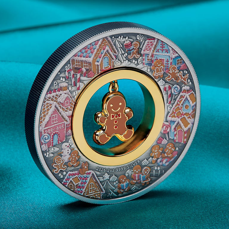 mood shot of Silver Gingerbread Christmas 2 oz - Antik Finish 2026