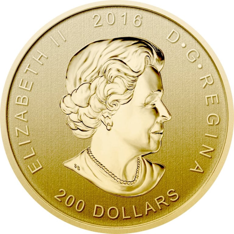 Back of the Gold Call of the Wild 1 oz - Grizzly 2016