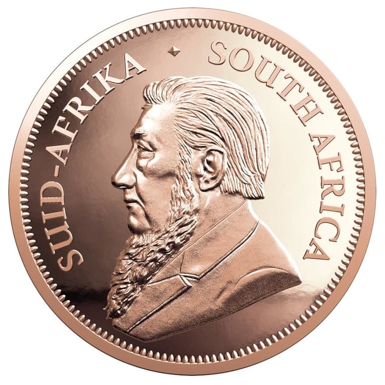 Back of the Gold Krugerrand PF 2022