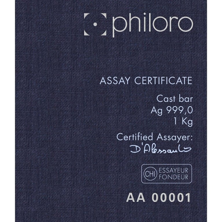 Certificate of authenticity