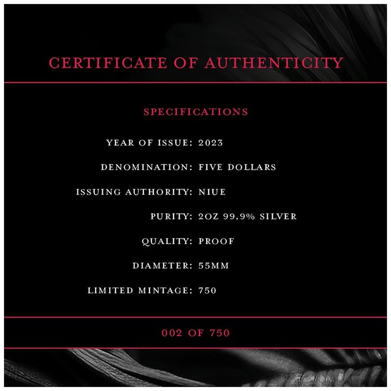 Certificate of authenticity