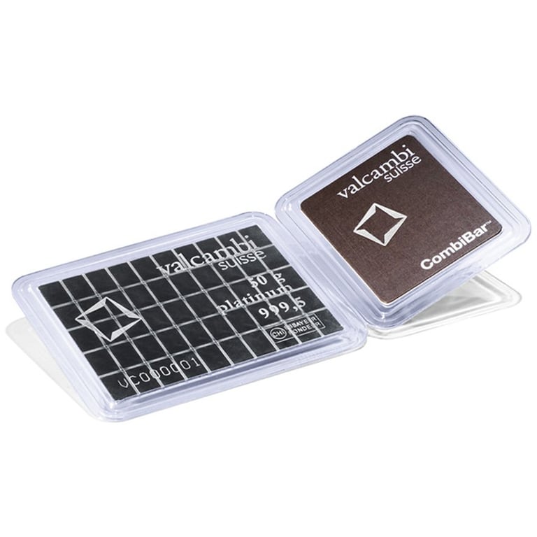 Front of the Platinum CombiBar® 50 x 1 g