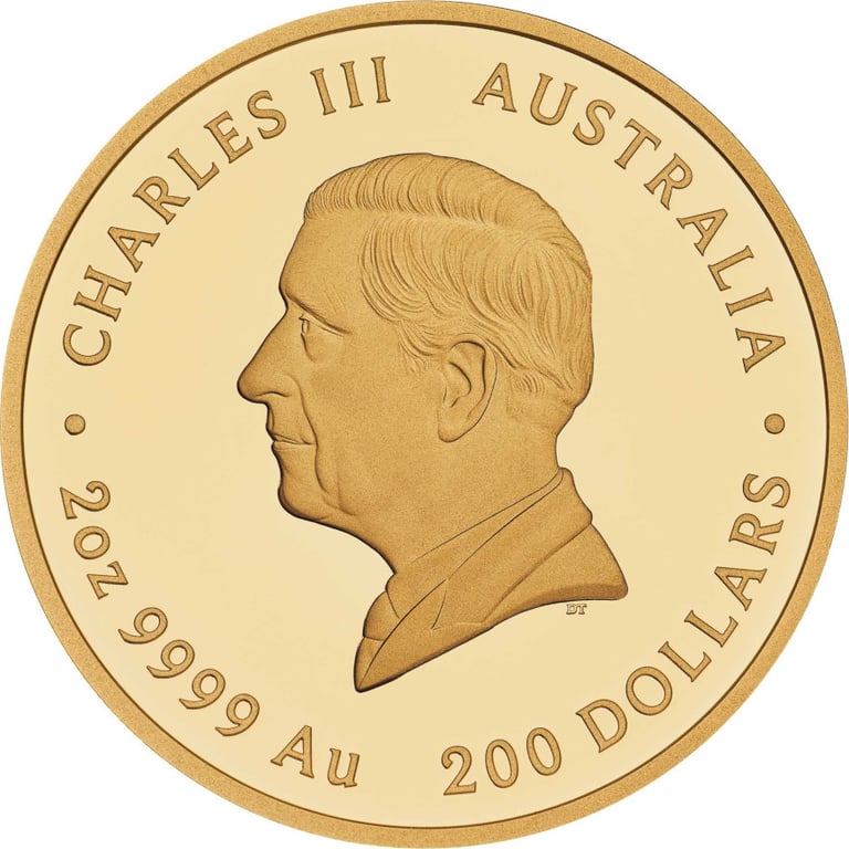 Back of Gold The Jewelled Redback Spider 2 oz PF - Perth Mint 2026