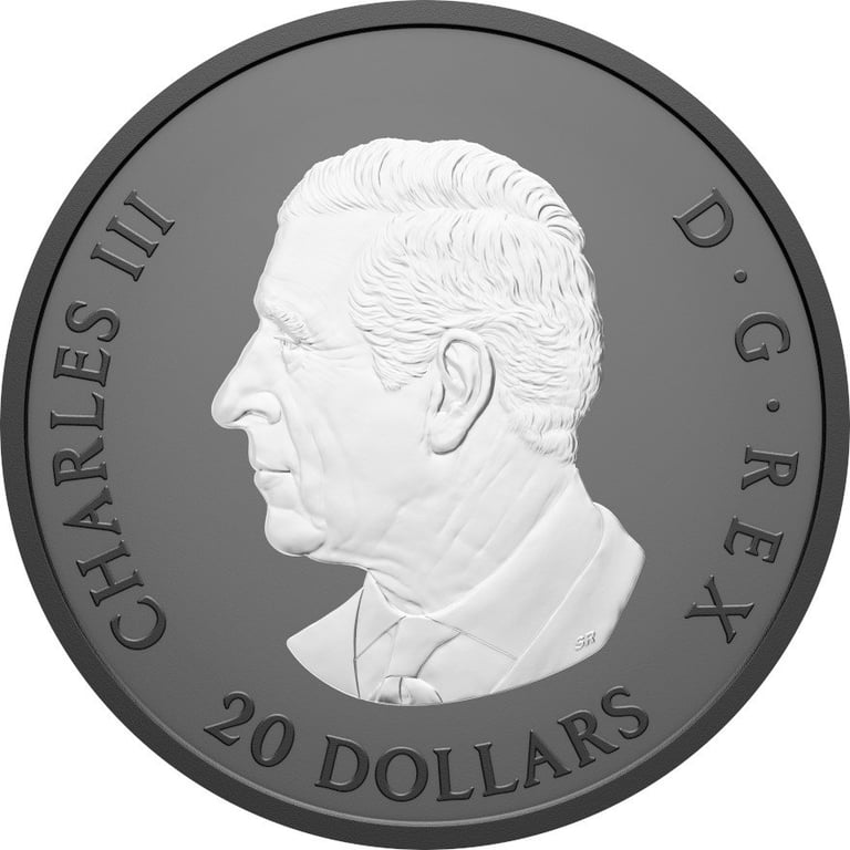 Back of the Silver Elegant Maple Leaf 1 oz - Matte Proof 2025