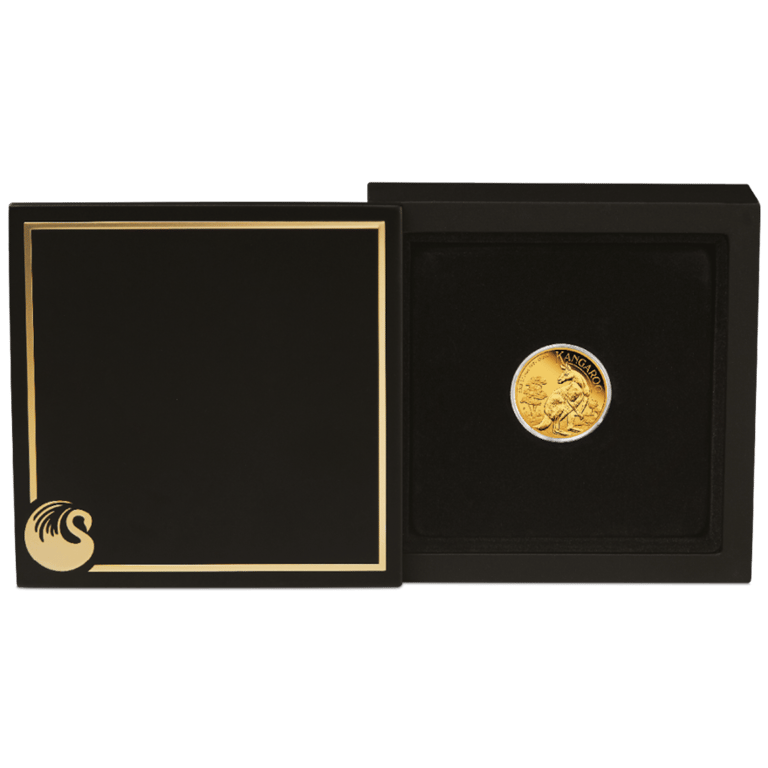 Gold Kangaroo 1/10 oz PF - 2023 in the original coin case
