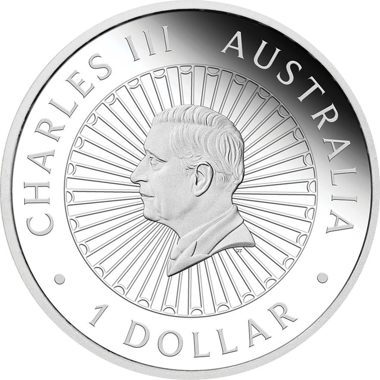 Back of Silver Opal Horse 2026 1 oz