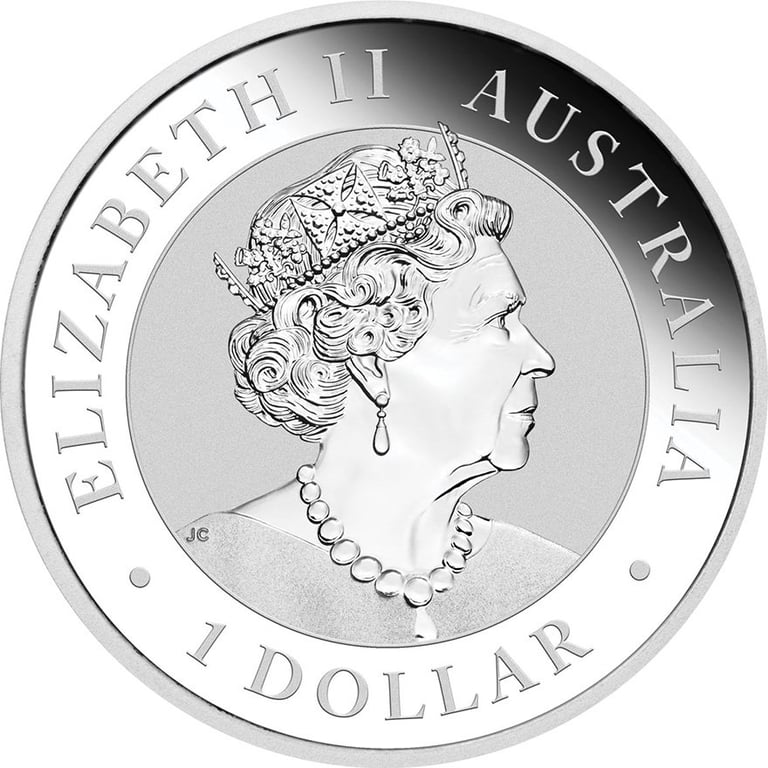 Back of the Silver Wedge Tailed Eagle 1 oz - 2020