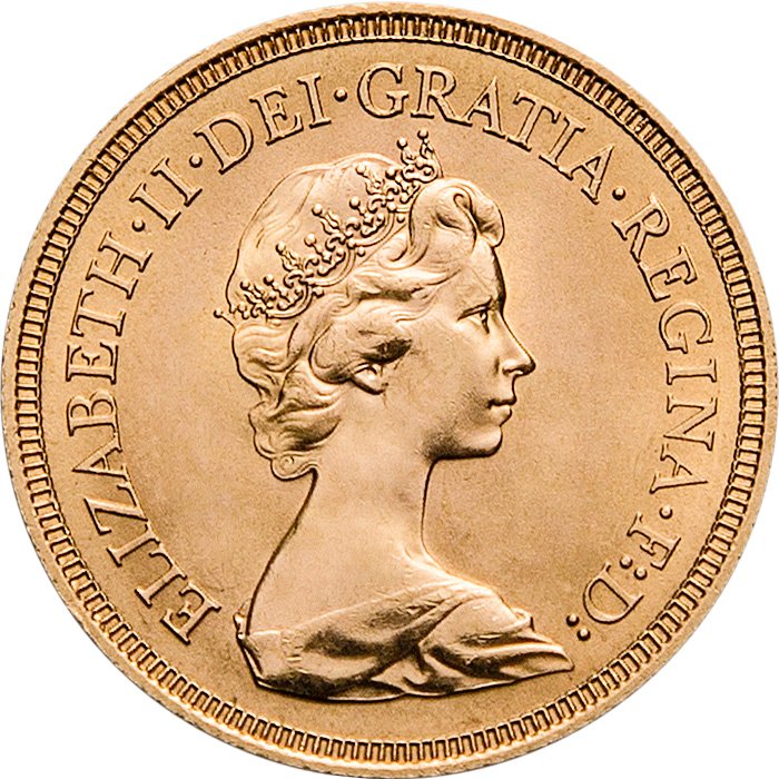 Back of the Gold Sovereign