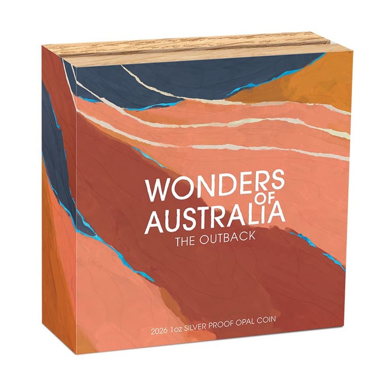 Box of Silver Wonders of Australia 1 oz Proof 2026