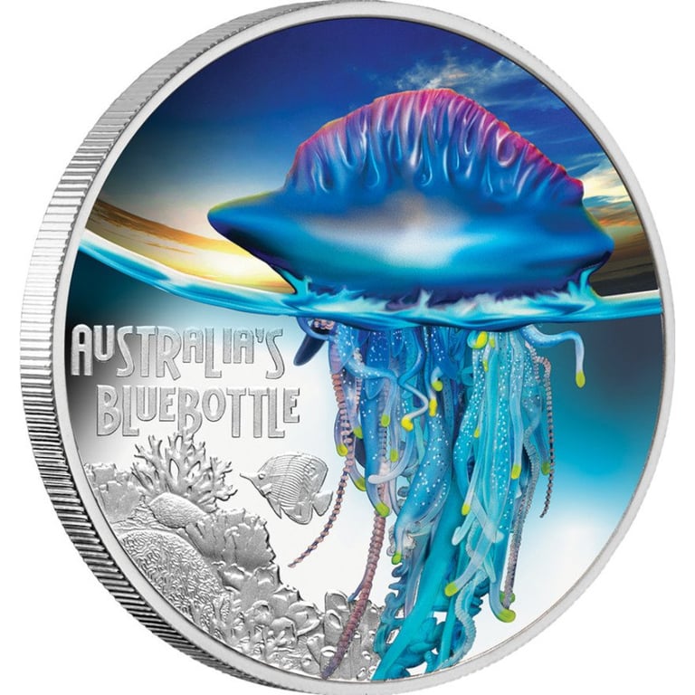 Side view of the Silver Deadly & Dangerous 1 oz PF - Portuguese Galley 2024