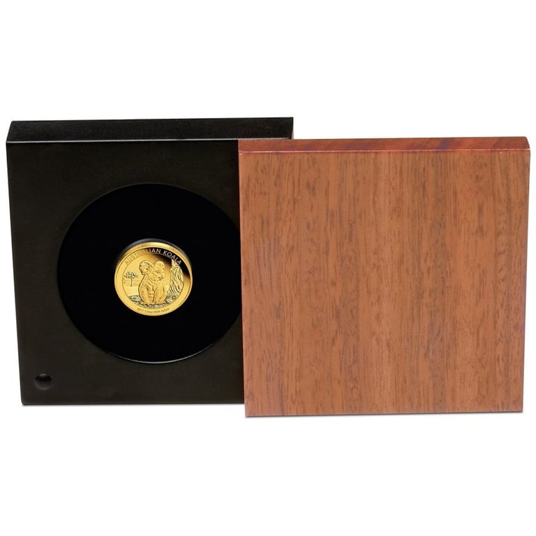 Gold Koala 1/4 oz PF High Relief - 2017 in the original coin case