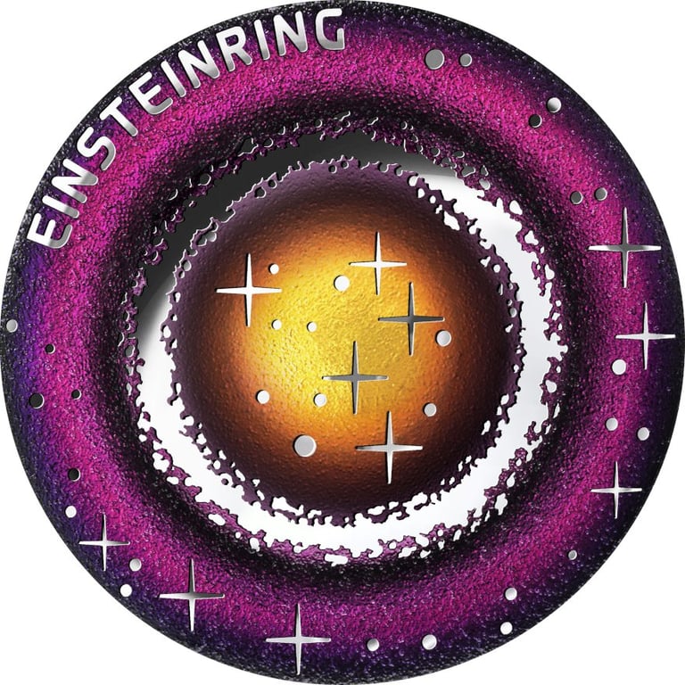 Front of the Silver Einsteinring 20 EUR PF AT - 2025