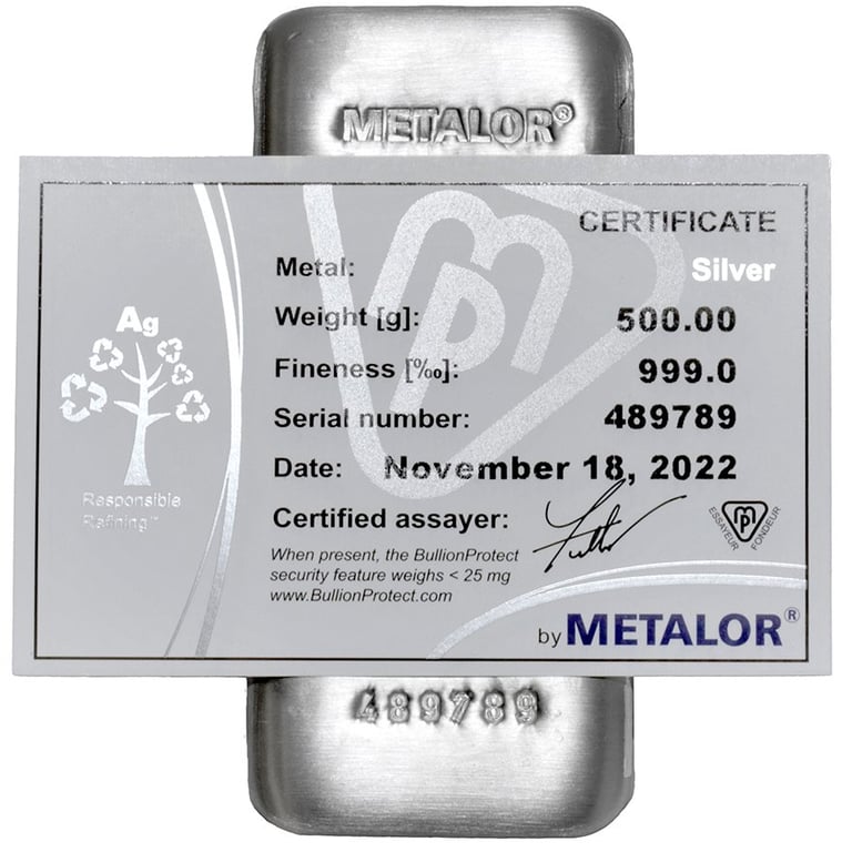 Certificate of authenticity